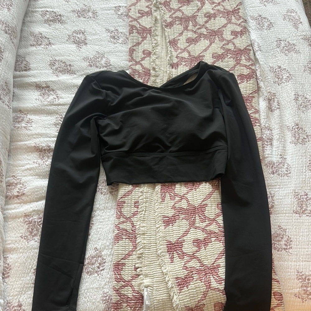 Black Long Sleeve Women's Top